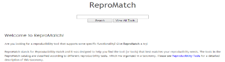 ReproMatch screenshot